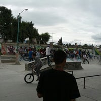 Photo taken at SkateparkTláhuac by Antonio G. on 8/19/2012