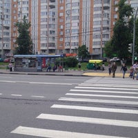 Photo taken at Остановка «Улица Цюрупы» by Yana . on 6/6/2012