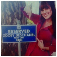 Photo taken at Zooey Deschanel&#39;s Fox Parking Space by Audrey T. on 3/11/2012