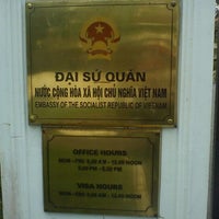 Photo taken at Vietnam Embassy by Lidaf N. on 5/3/2012
