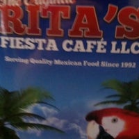 Photo taken at Rita&amp;#39;s Fiesta Cafe by Rudy L. on 4/17/2012