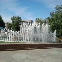 Photo taken at площадь им. Губкина by Natalia S. on 8/18/2012