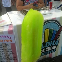 Photo taken at Aloha Pops Ice Cream Tricycle by Michael C. on 4/25/2012
