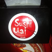 Photo taken at Sushi Uai by Carla M. on 4/29/2012
