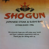 Photo taken at Shogun Japanese Steak &amp;amp; Sushi Bar by B E. on 6/30/2011