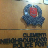 Photo taken at Clementi Neighbourhood Police Post by sadiq h. on 3/20/2011