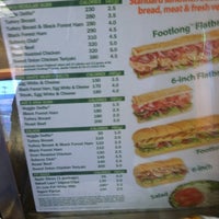 Photo taken at SUBWAY by Ricky M. on 1/28/2012