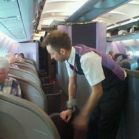 Photo taken at Virgin Atlantic Flight VS005 by Manco C. on 3/22/2011