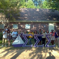 Photo taken at Tri Sigma House by Brian on 9/15/2011