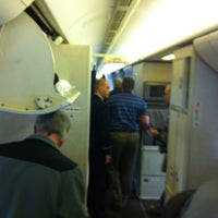 Photo taken at United Airlines Flight UA951 BRU-IAD by Timmy d D. on 12/10/2011