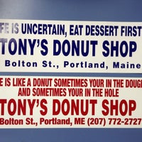 Photo taken at Tony&amp;#39;s Donuts by Joshua on 6/28/2012