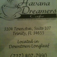 Photo taken at Havana Dreamer&amp;#39;s Cafe by Rebecca and Jeff C. on 8/17/2012