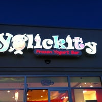 Photo taken at Yolickity Frozen Dessert Zone - Webster by Joel R. on 4/14/2012