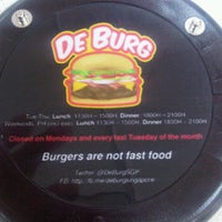 Photo taken at De Burg (home of the BURGASM experience!) by Jian Wen C. on 9/30/2011