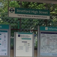 Photo taken at Stratford High Street DLR Station by Peter S. on 6/2/2012