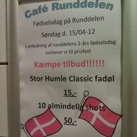 Photo taken at Cafe Runddelen by Kenny M. on 4/16/2012