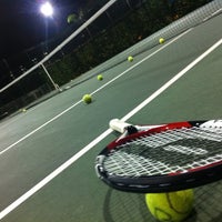 Photo taken at Tennis Court @ Waterfront Waves by Hoe K. on 6/14/2012