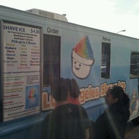 Photo taken at Los Angeles Shave Ice Truck by Michael G. on 3/4/2012