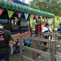 Photo taken at MegaZip Adventure Park Bottom Bus by Grace Widjaja N. on 8/24/2012