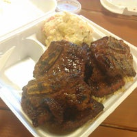 Photo taken at Nick and Nate&amp;#39;s Homestyle BBQ &amp;amp; Teriyaki by Brent F. on 6/29/2012