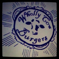 Photo taken at Wholly Cow Burgers by viv e. on 5/13/2012