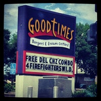 Photo taken at Good Times Burgers &amp;amp; Frozen Custard by Paul P. on 6/30/2012
