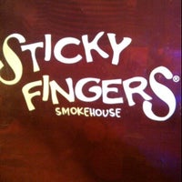Photo taken at Sticky Fingers Smokehouse - Get Sticky. Have Fun! by Grace P. on 11/18/2011