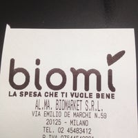 Photo taken at Biomì by Andrea R. on 7/19/2012