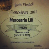 Photo taken at Mercearia do Lili by Leo N. on 10/23/2011