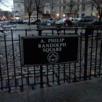 Photo taken at A. Philip Randolph Square by barry s. on 11/29/2011