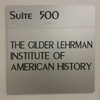 Снимок сделан в The Gilder Lehrman Institute of American History пользователем Lorenzo S. 9/15/2011