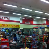 Photo taken at Extra Supermercado by Paolla Teodoro R. on 6/28/2011