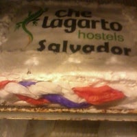 Photo taken at Che Lagarto Hostel Salvador by Pamela U. on 8/18/2012