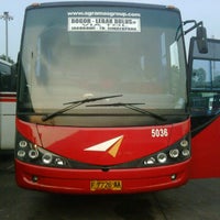 Photo taken at Bus Agramas Lebak Bulus - Bogor (Starting point at Terminal Lebak Bulus) by Richards H. on 6/15/2012