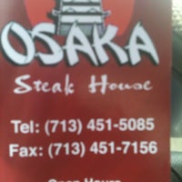 Foto tomada en Osaka Japanese Steakhouse  por Eliska D. el 4/26/2012