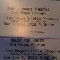 Photo prise au Las Vegas Little Theatre par John C. H. le6/3/2012