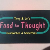 Photo taken at Terry &amp;amp; Jo&amp;#39;s Food for Thought by cam on 11/5/2011
