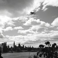 Photo taken at Space Shuttle Enterprise Flyover by Amy B. on 4/27/2012