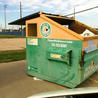 Photo taken at Cy Creek Recycle bins plastic &amp;amp; paper by IM G. on 1/6/2012