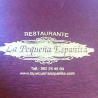 Photo taken at Restaurante &amp;quot;Pequeña Españita&amp;quot; by Jose Antonio B. on 10/8/2011