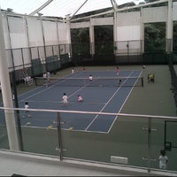 Photo taken at SICC Tennis &amp;amp; Squash Complex by Delicia T. on 11/12/2011