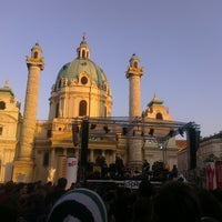 Photo taken at Karlsplatz by Fabu t. on 5/5/2011