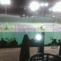 Photo taken at Canchas Tenis Club Libanes by Heidy L. on 2/23/2012