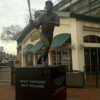 Photo taken at Billy Williams Statue by Lou Cella by Fredo A. on 12/3/2011