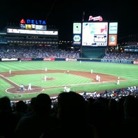 Photo taken at Turner Field Press Box by Rich P. on 9/29/2011