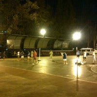 Photo taken at Basketball court abac huamak by ChicKy on 11/17/2011