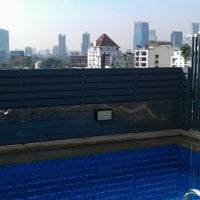 Photo taken at Solo Open Roof Bar N Swimming Pool by IraK on 12/19/2011