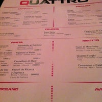 Foto diambil di Quattro Restaurante &amp;amp; Lounge Bar oleh Federico M. pada 6/24/2012