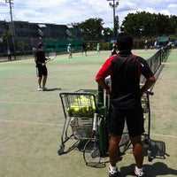 Photo taken at ビッグKテニススクール by ryusuke f. on 6/10/2012