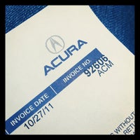 Photo taken at Acura of Riverside by Billy L. on 10/27/2011